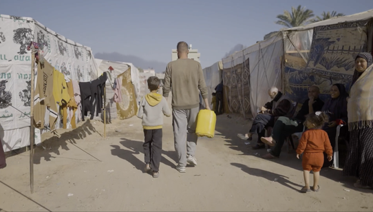 People on Gaza after the war