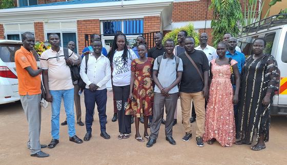 RA & RC team during Data collection training