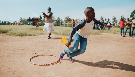 Boy playing during TeamUp_War Child Uganda_190917